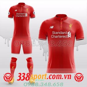 áo bóng đá tự thiết kế clb Liverpool màu đỏ đẹp
