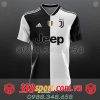 áo bóng đá Juventus tự thiết kế màu đen trắng