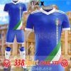 áo bóng đá đội tuyển Ý tự thiết kế màu xanh đậm đẹp