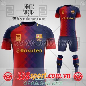 áo đấu tự thiết kế đẹp clb Barca 2020