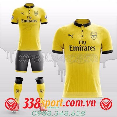 Áo bóng đá CLB Arsenal màu vàng xịn