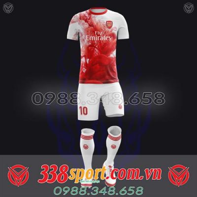 Áo bóng đá CLB Arsenal tự thiết kế độc lạ