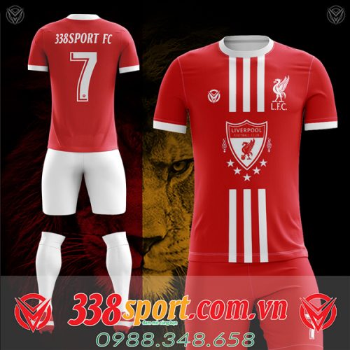 Áo bóng đá Liverpool tự thiết kế mã liv-01