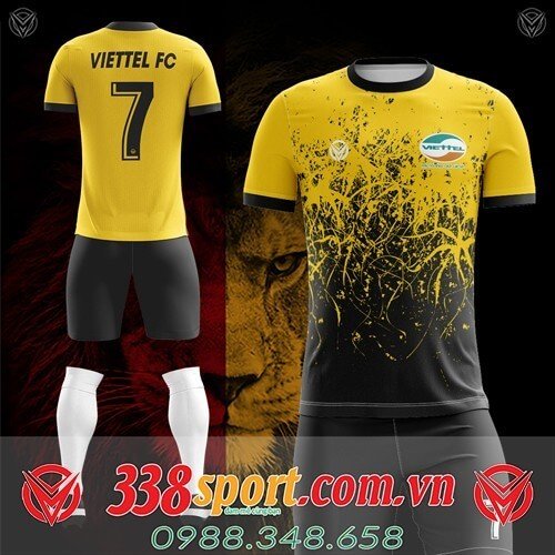 Áo bóng đá Viettel tự thiết kế