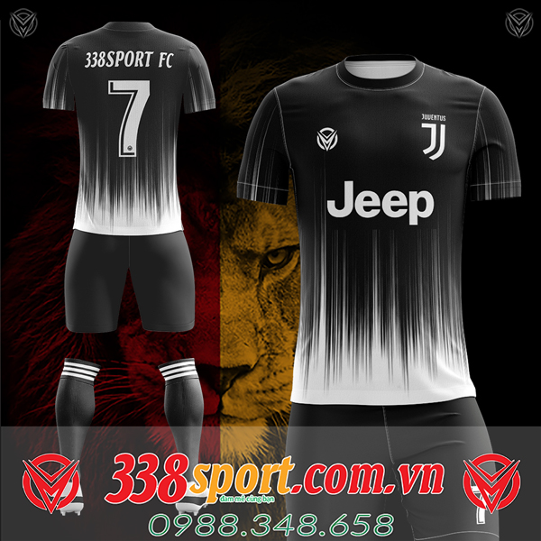 Bật Mí] Mẫu Áo Juventus Tự Thiết Kế Màu Đen Độc Lạ Nhất Mã Juv-03 |  338Sport Shop