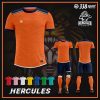 Áo bóng đá tự thiết kế màu cam đẹp mới nhất