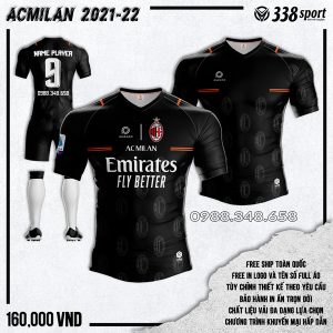 Áo bóng đá thiết kế mới giành riêng cho CLB AC Milan