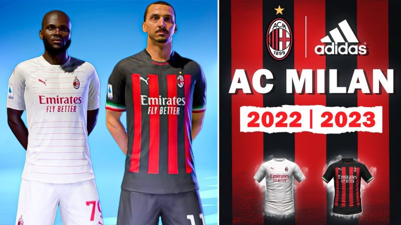 Áo thi đấu AC Milan 2023