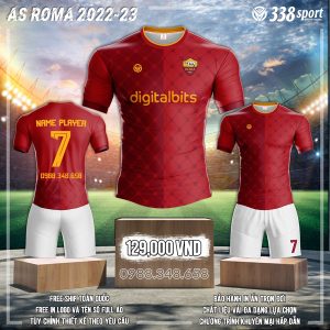 Sự kiện "những con sói" trình làng mẫu áo bóng đá As Roma 2022 - 2023 sân nhà mới nhất có lẽ là ngày vui và phấn khích nhất đối với fan hâm mộ trên toàn thế giới.