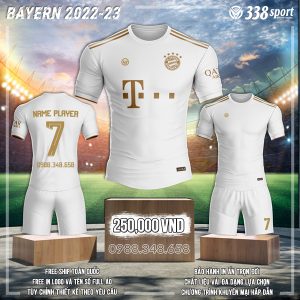Để có thể sở hữu mẫu áo đấu Bayern 2022 - 2023 sân khách mới - chất lượng - giá tốt chưa bao giờ là dễ dàng đến thế khi bạn đã biết đến 338 Sport.