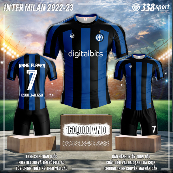 Inter Milan không làm các fan hâm mộ phải thất vọng khi chính thức cho ra mắt mẫu áo bóng đá Inter Milan 2022 - 2023 sân nhà mới nhất