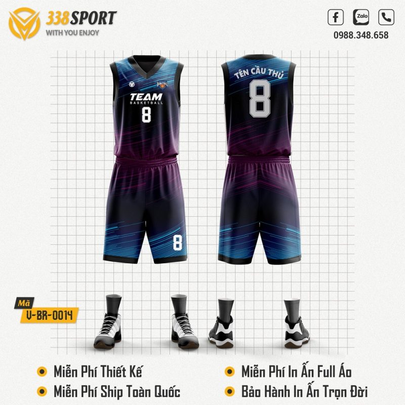 Thiết kế áo bóng rổ online