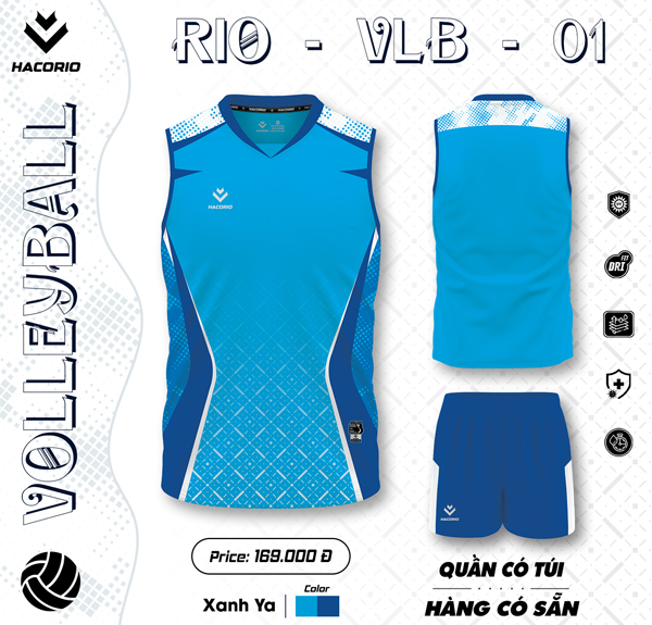 Áo bóng chuyền RIO VLB 01 mới