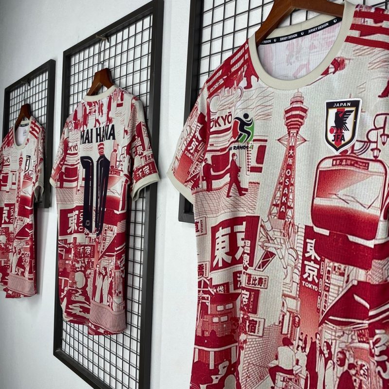 Thiết kế áo đấu đội tuyển Nhật Bản