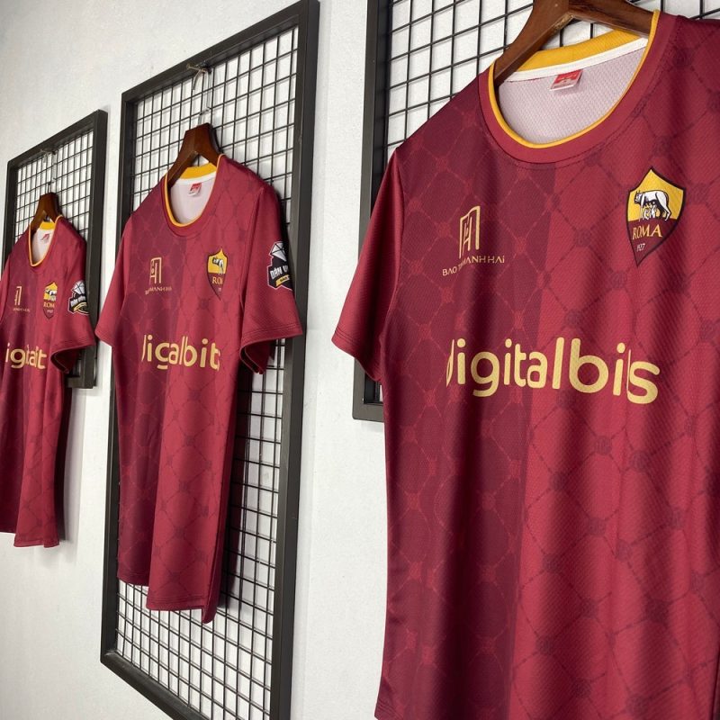 Thiết kế áo đấu AS Roma Roma sau may