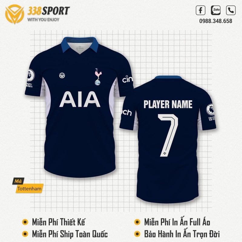 Mẫu áo đấu clb Tottenham 2023-24